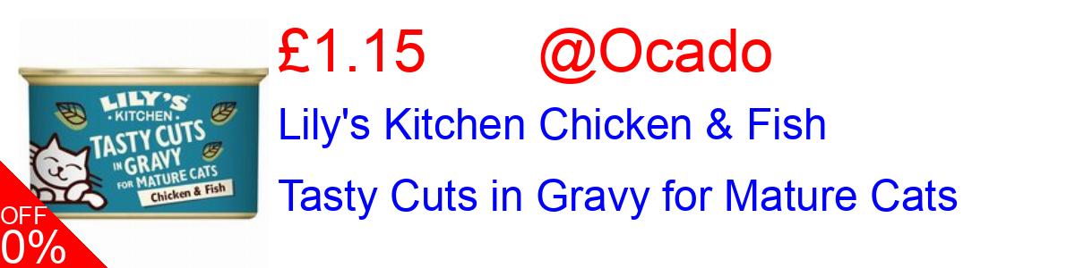 87% OFF, Lily's Kitchen Chicken & Fish Tasty Cuts in Gravy for Mature Cats £1.15@Ocado