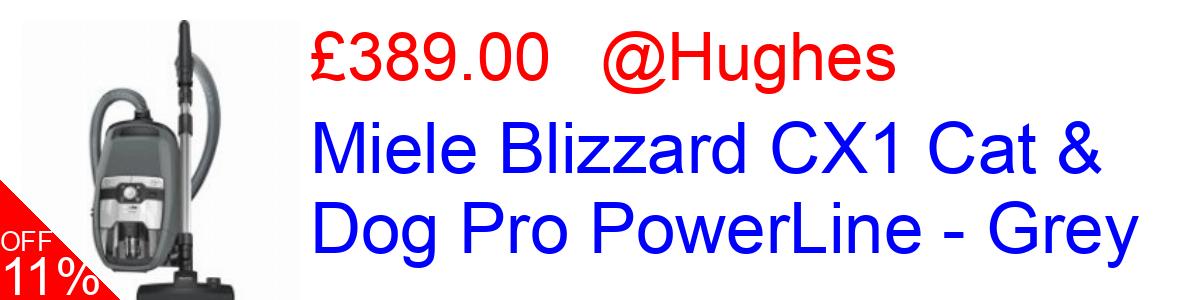 11% OFF, Miele Blizzard CX1 Cat & Dog Pro PowerLine - Grey £389.00@Hughes