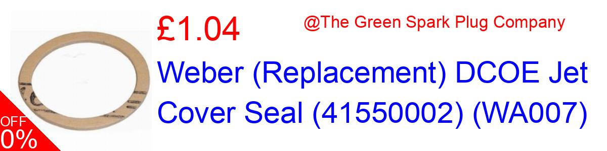 22% OFF, Weber (Replacement) DCOE Jet Cover Seal (41550002) (WA007) £0.99@The Green Spark Plug Company
